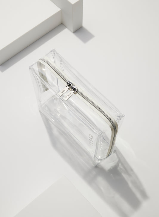 CLEAR LARGE COSMETIC CASE