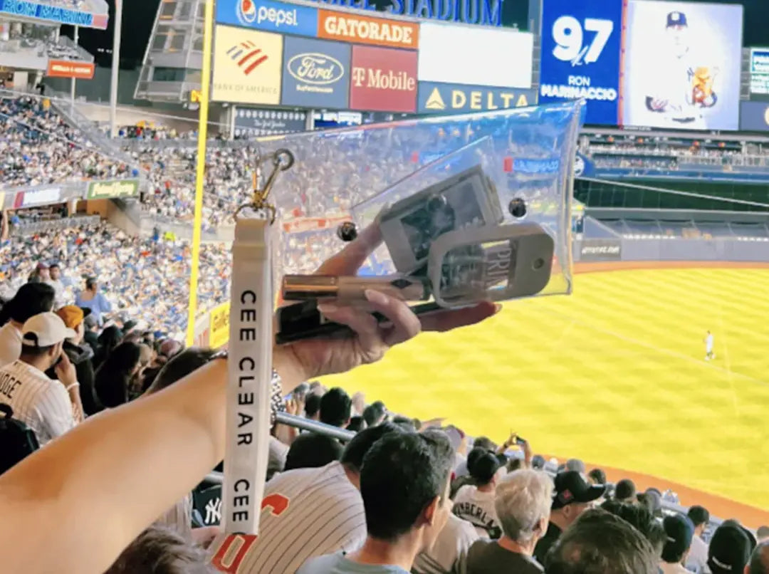HOW TO GET THROUGH STADIUM SECURITY WITH CEE CLEAR BAGS.