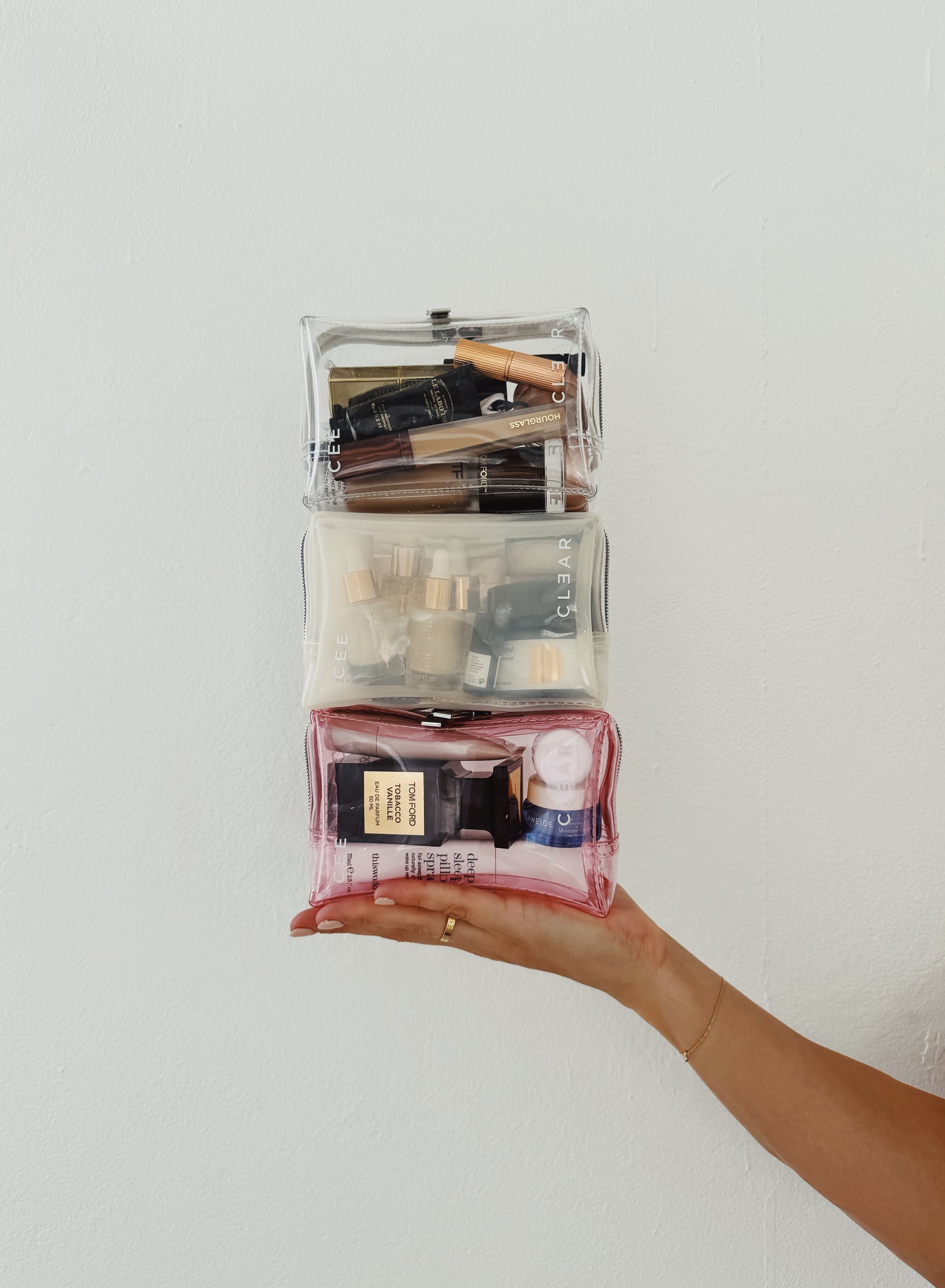 CLEAR MINI COSMETIC CASE