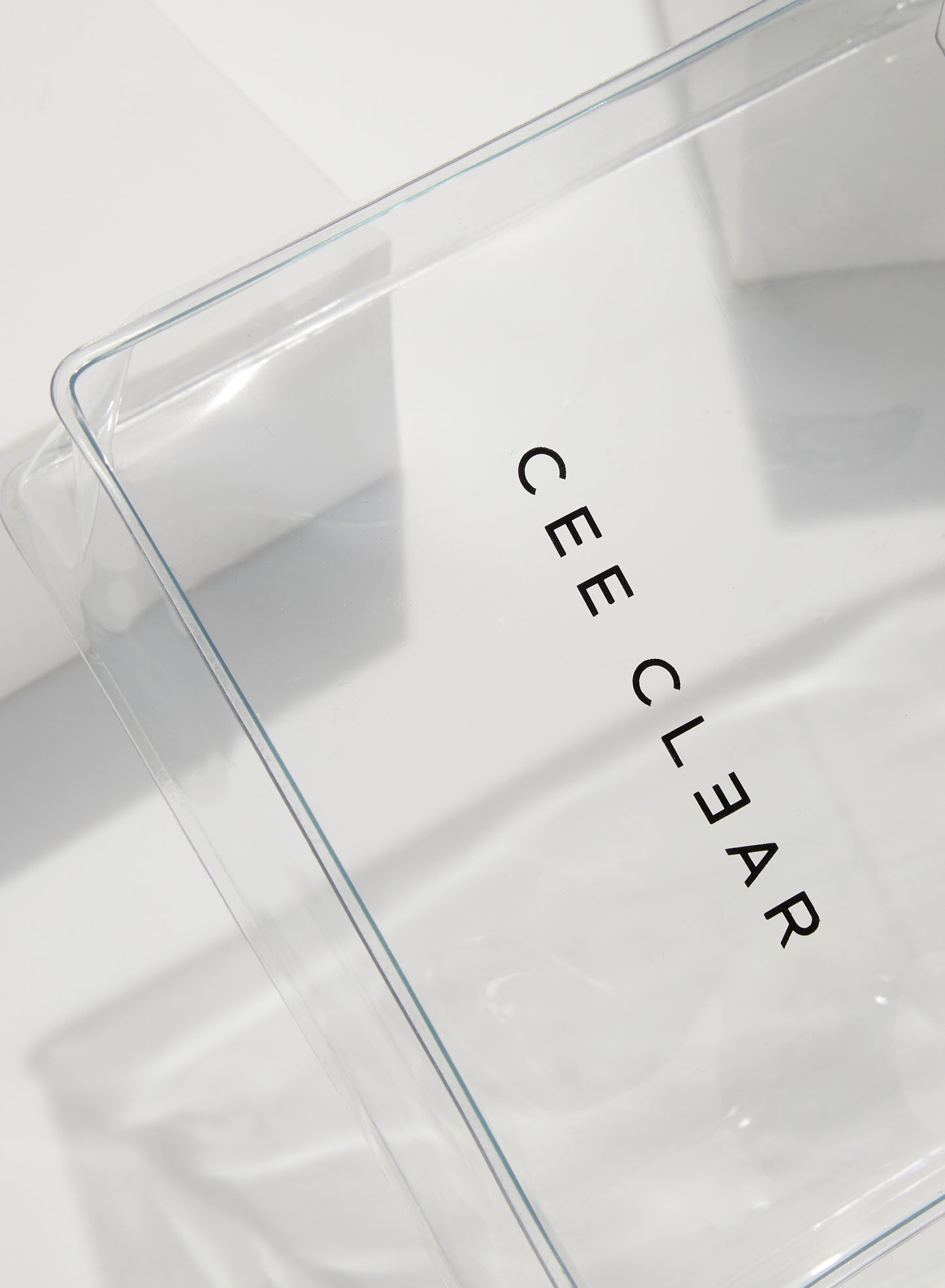 CLEAR CROSS BODY BAG + CHAIN SET
