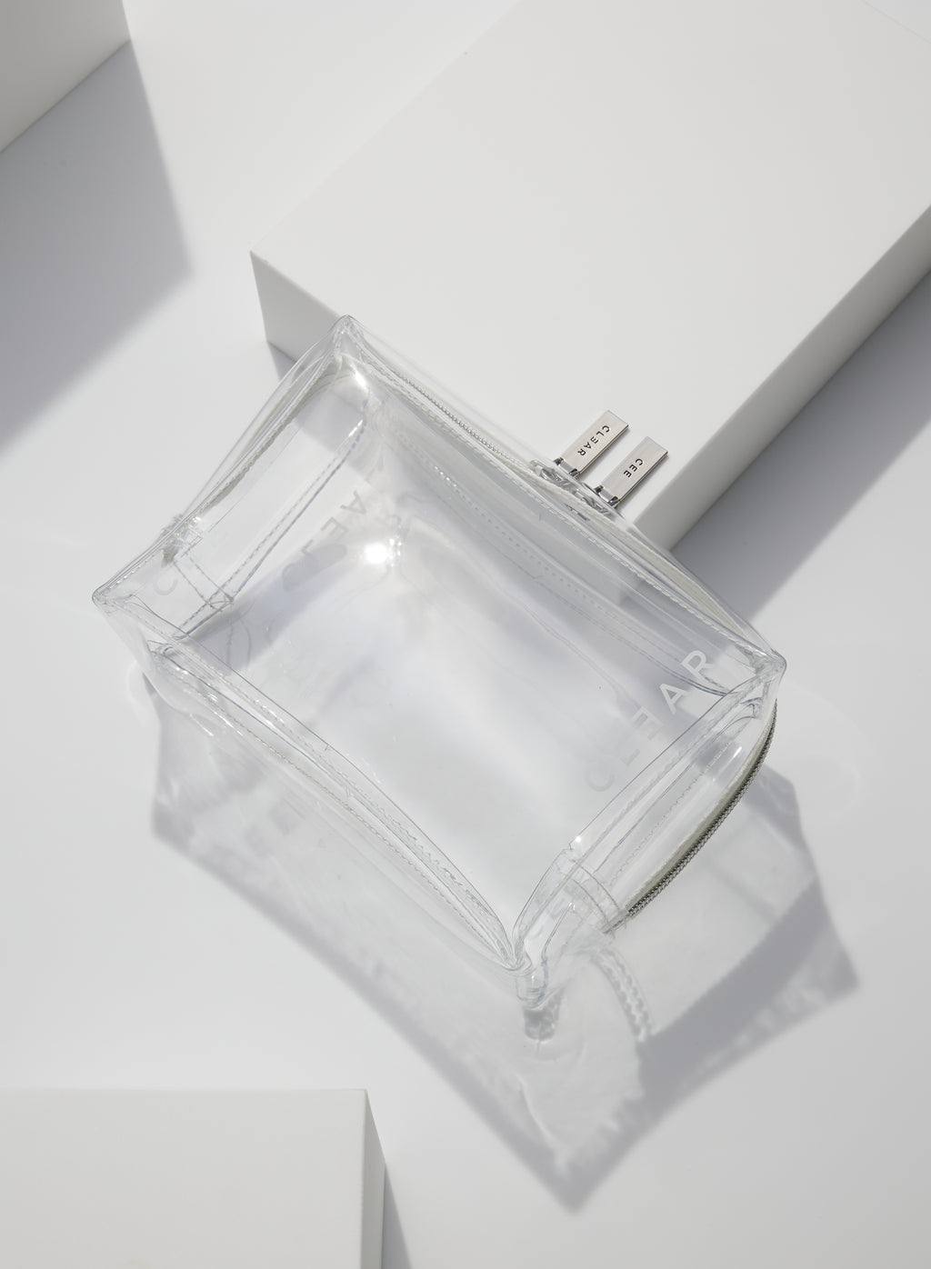 CLEAR SMALL COSMETIC CASE