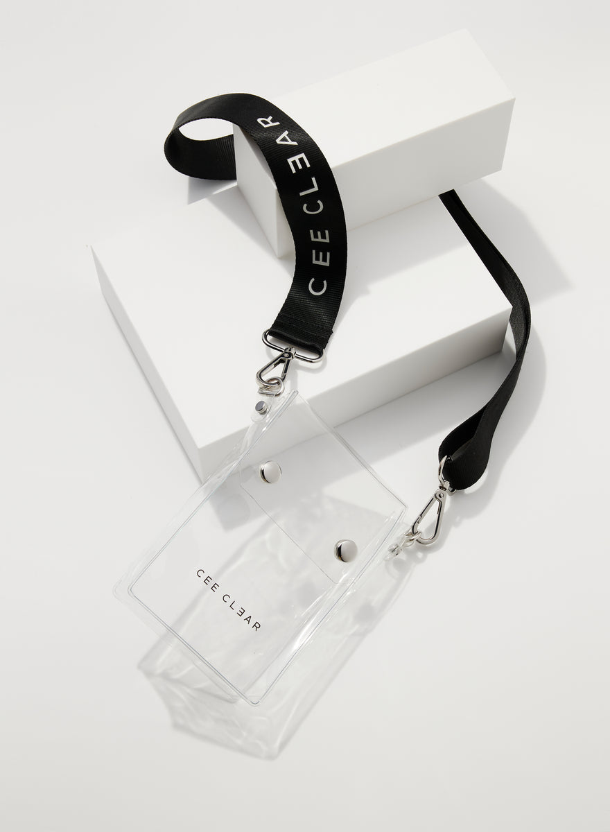 CEE CLEAR Clear Cross Body Bag Everyday See Through Cross Body Bag