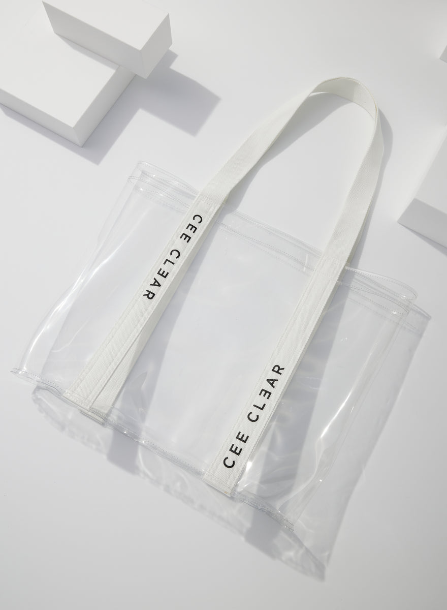 CEE CLEAR Clear Tote Bag | See Through Everyday Tote Bag